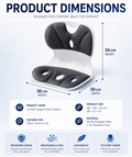 Orynla FlexForm Ergonomic Seat & Lumbar Support