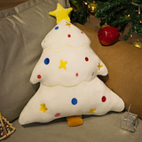 Starry Christmas Tree — White / 50 × 40 cm