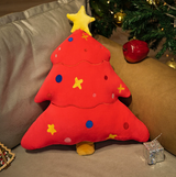 Starry Christmas Tree — Red / 50 × 40 cm
